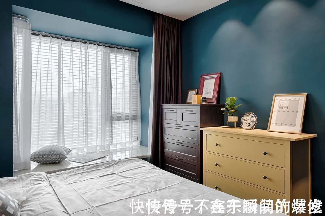 高级感|85㎡美式轻奢,独特的风格,大胆的配色,彰显华丽优雅的高级感!