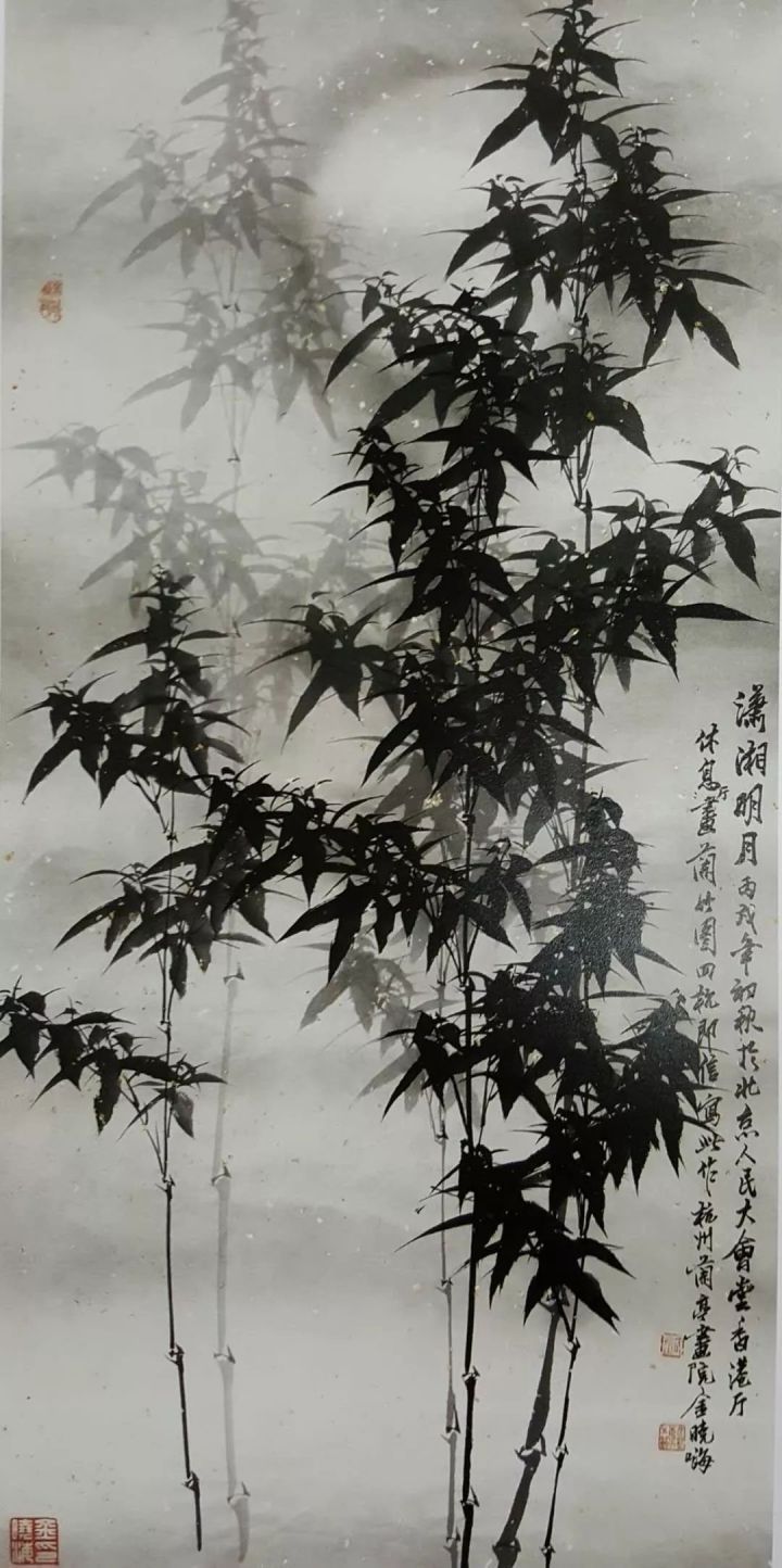 花鸟$金晓海用笔墨创造了一个幽静典雅、诗情禅境的水墨花鸟世界