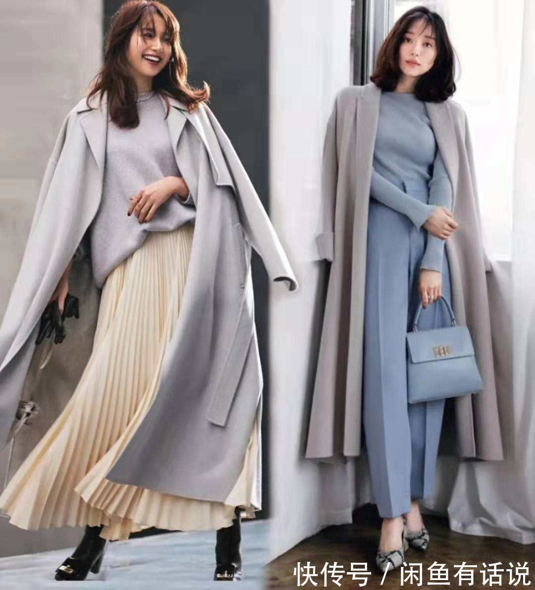 灰色调|中年女人别穿得花花绿绿,试试高级“气质灰”穿搭,优雅到骨子里