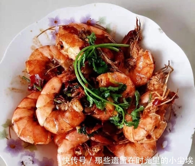 红烧虾,红润又鲜美,年夜饭必备
