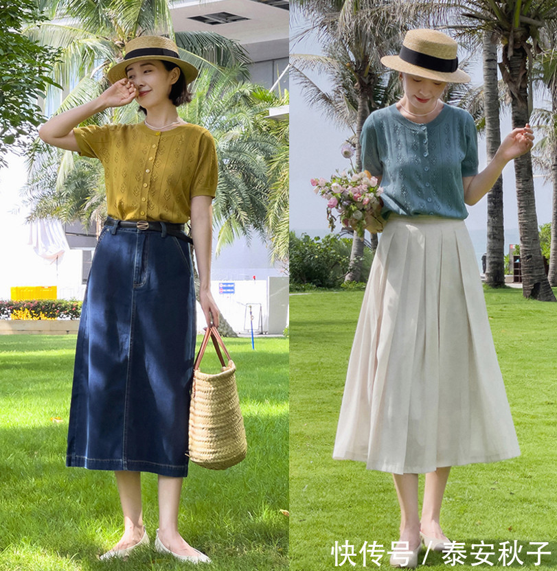 小姐姐|今夏“对襟衫”这样穿:才够气质!