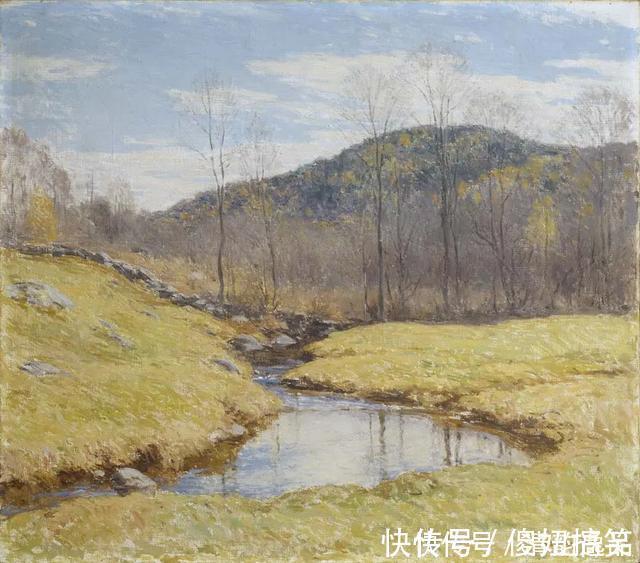 梅特卡夫|美国著名画家，威拉德·梅特卡夫，风景油画作品欣赏