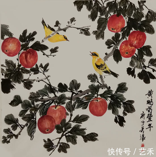  笔下|清心养眼多情趣---著名写意花鸟画家吴浪