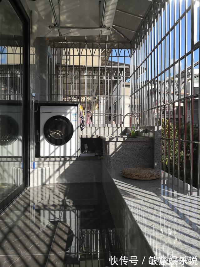 储物空间|他家仅有67平,很漂亮,电视墙很实用,第一次见到这样的阳台