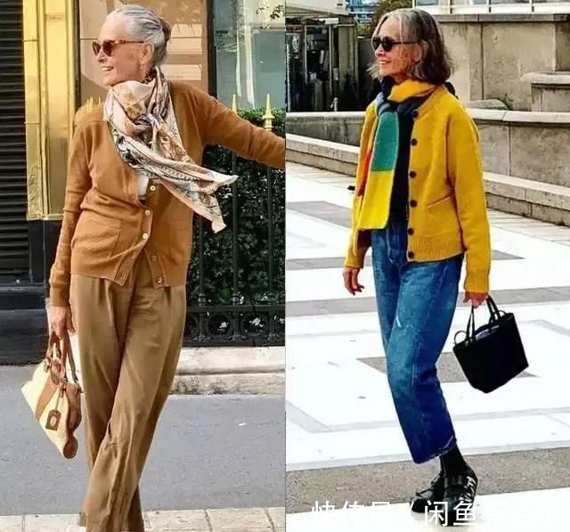 天凉 天凉又见丝巾飞舞,中国大妈当成拍照道具,法国老太却解锁了优雅