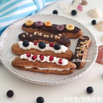 #2021创意料理组——创意“食”光#可爱的闪电泡芙