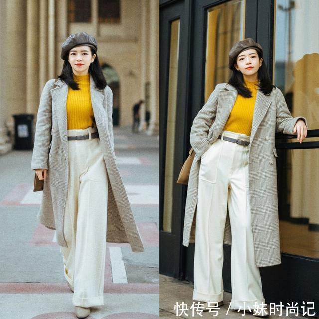 长筒靴|冬天,如何把白色裤子穿出时髦感?一要配对内搭,二要配对鞋子