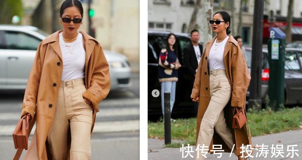 驼色 大衣买什么色不容易过时这5个颜色很经典,秋冬搭配好时髦