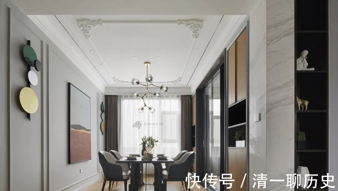 装饰画|180㎡现代轻奢风,打造充满华丽与端庄档次的高级居住氛围