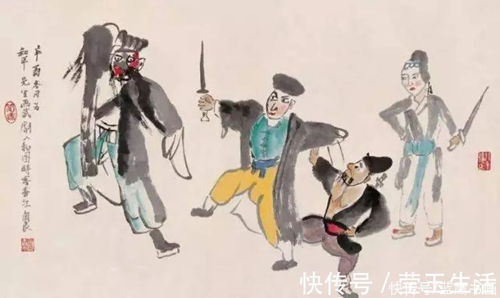 朱新建&绘画名家朱新建,喜欢创作绘画作品,又善于评论其他画家