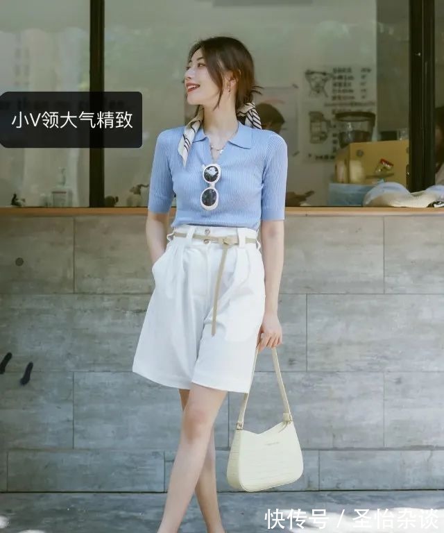 短衫|夏季不流行穿T恤了，今年流行这件“奶奶短衫”，百搭又时髦