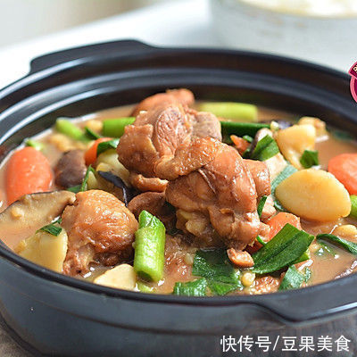 土豆|#一口新年味，全家享佳味# 黄焖鸡