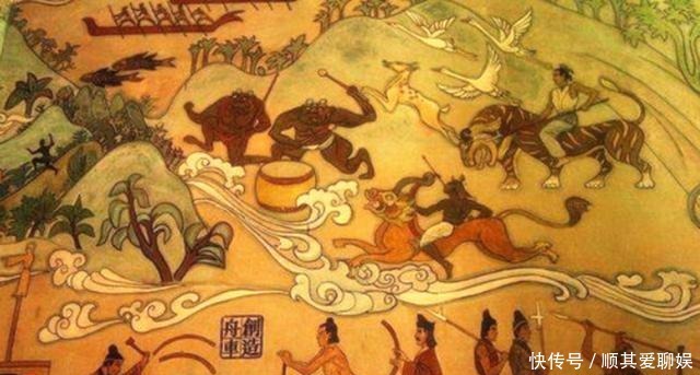 无头怪物刑天,以乳为目、以脐为口,依然可以被称为“上神”