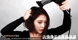 内扣|烫过的短发在洗完头后很乱,应该怎么打理?