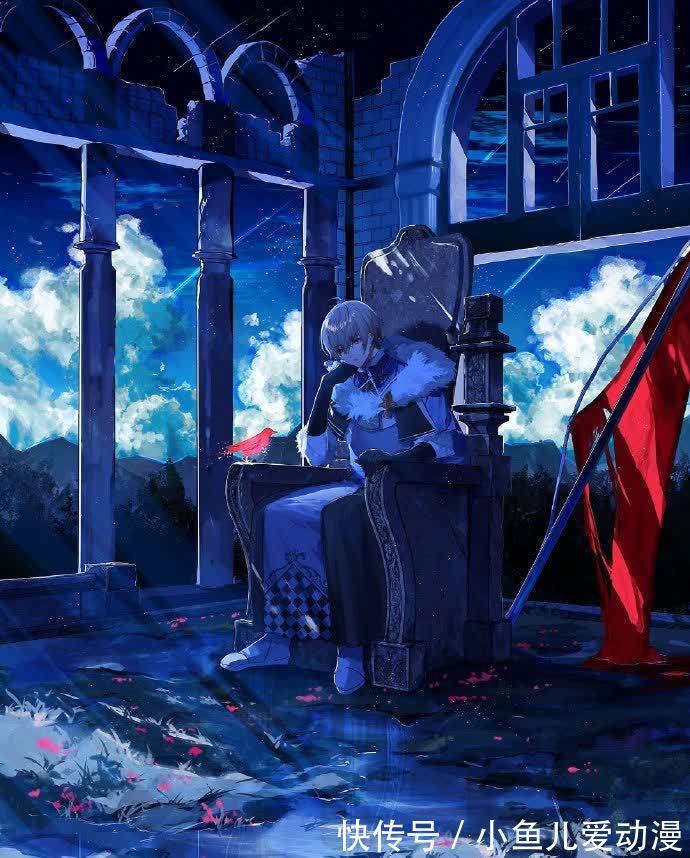 同人|画师大佬喜欢画蓝色系的同人图，看完这些妹子感觉内心都平静了