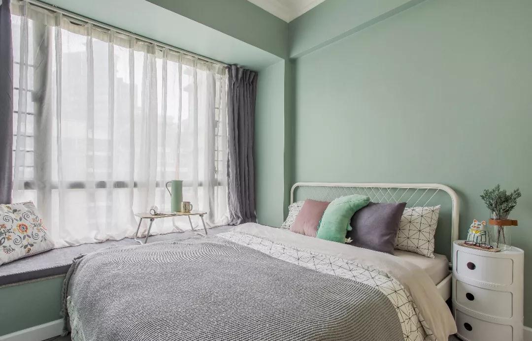 金属|79㎡旧房改造,阳台打通纳入厨房,莫兰迪配色超高级