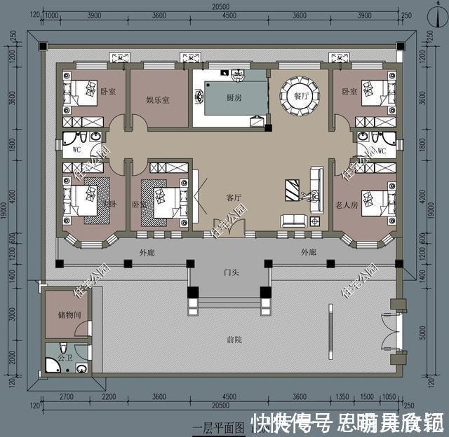 农村|10套农村一层养老房,有院子有火炕,15万的造价盖哪套都不亏