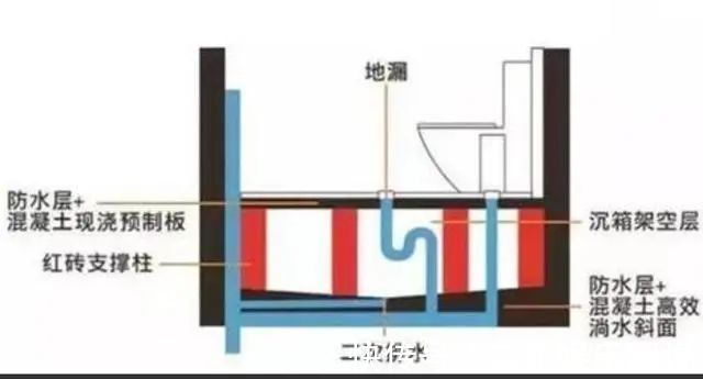 排水管|现在流行的下沉式卫生间，到底好在哪一对比才知道优点这么多！