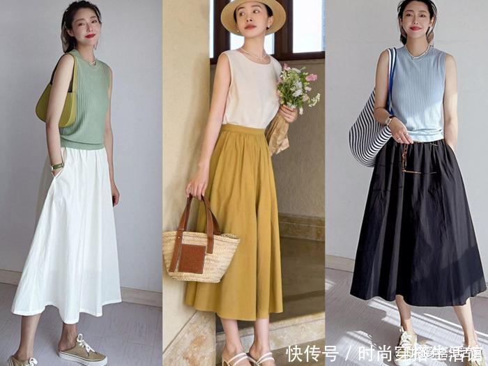 中年女人夏季穿衣要讲究点,3个“小心机”和1个总结,简单实用