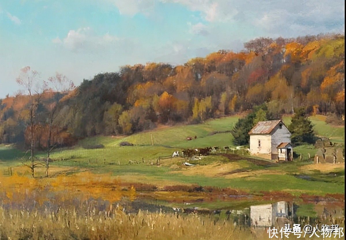 ·帕奎特|约瑟夫·帕奎特迷人的油画小景