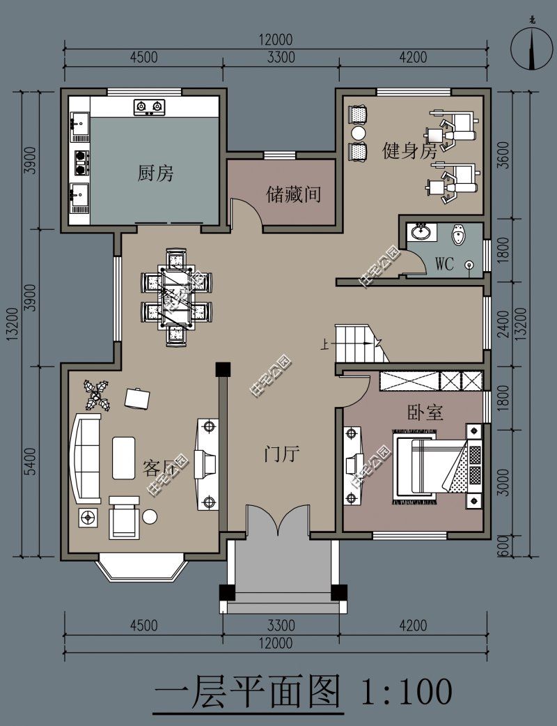 占地|10套带健身房的农村别墅图纸,在家也能做运动,哪套更适合农村呢