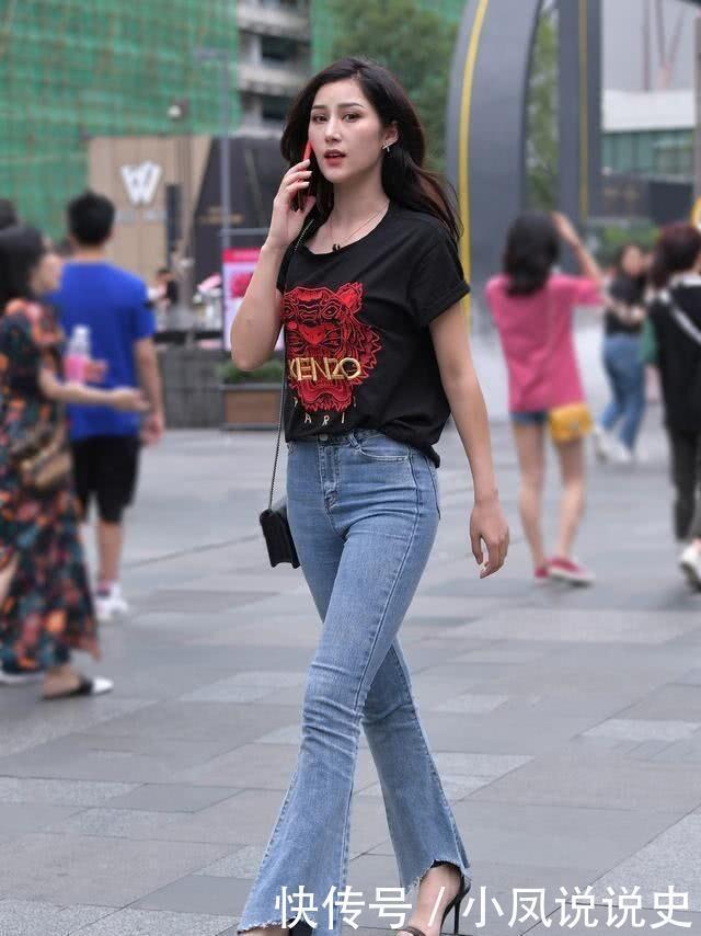 收起你的阔腿裤,今夏“喇叭裤”更吃香,不仅减龄又显瘦