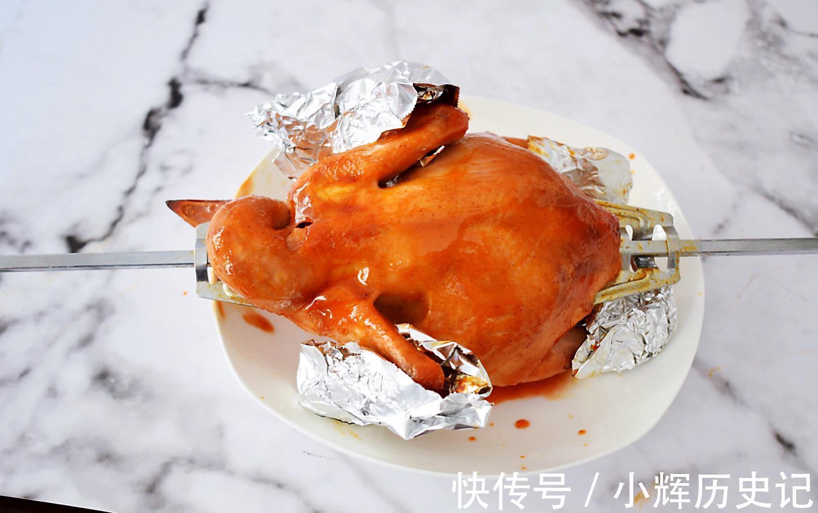 保鲜袋儿|奥尔良烤全鸡，香酥美味，干净健康