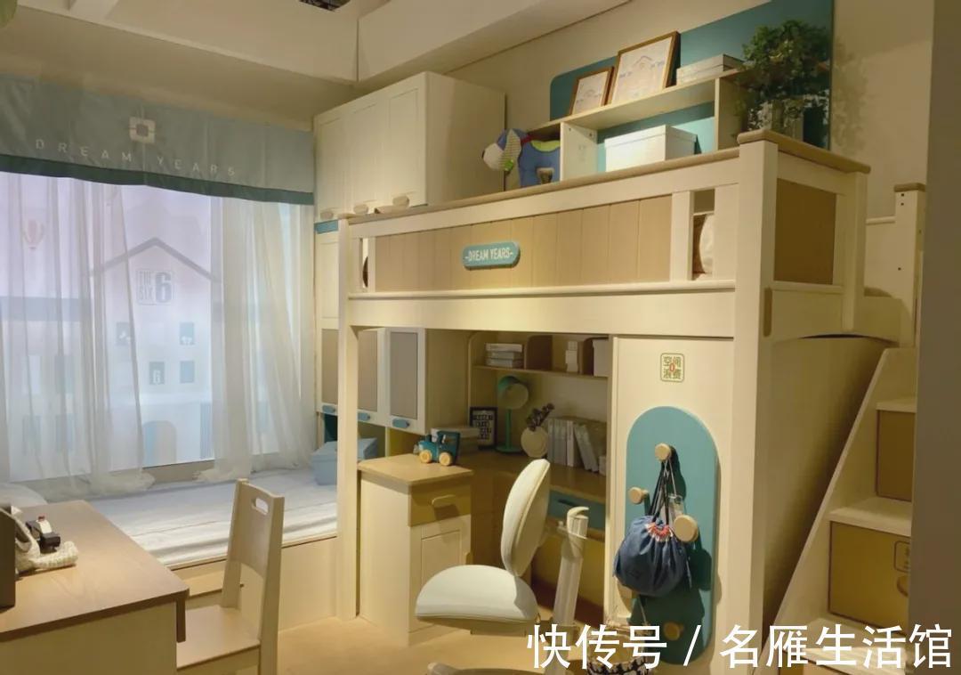 l型|比起普通的上下铺,现在流行这种L型高低床,还能多一倍收纳面积