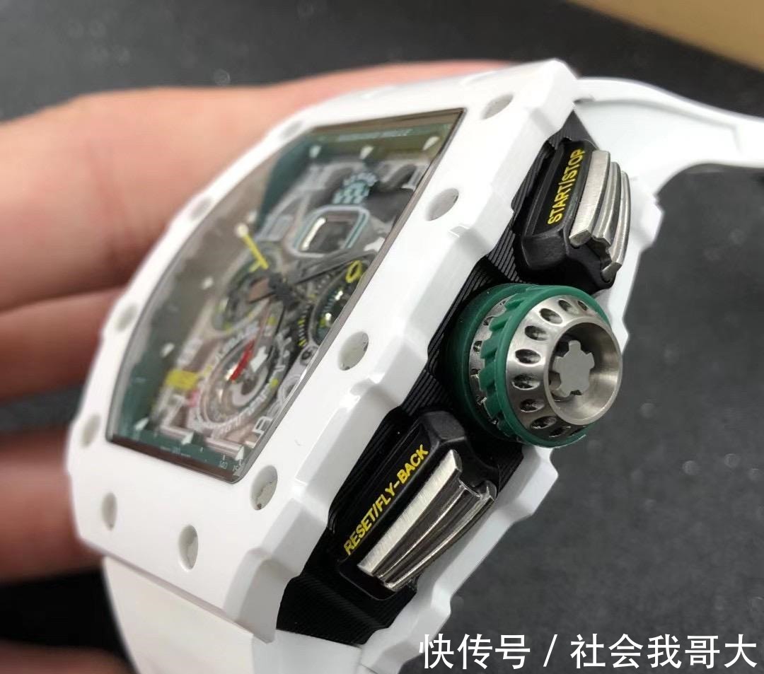 理查德@KV厂最新版里查德米尔RM-011白陶瓷做工细节怎么样!