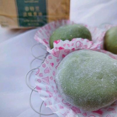 雪媚娘皮|#奈特兰草饲营养美味#挡不住的诱惑--抹茶奥利奥雪媚娘