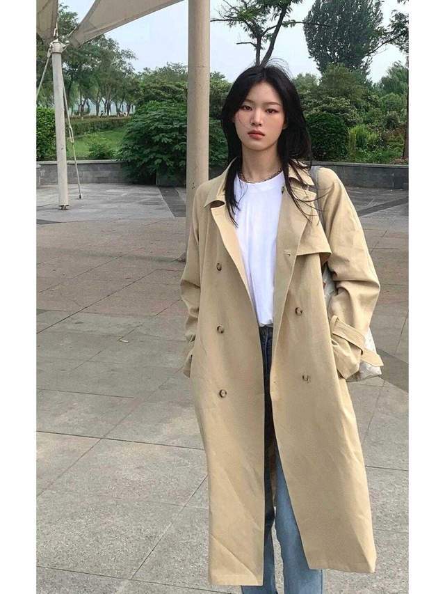 针织衫|风衣是秋天的标配,搭配牛仔裤气质绝了,年轻活力又高级大气