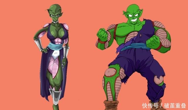 孙悟空|龙珠人物性转换,女版布罗利气质出众,女版吉连瘦成了闪电