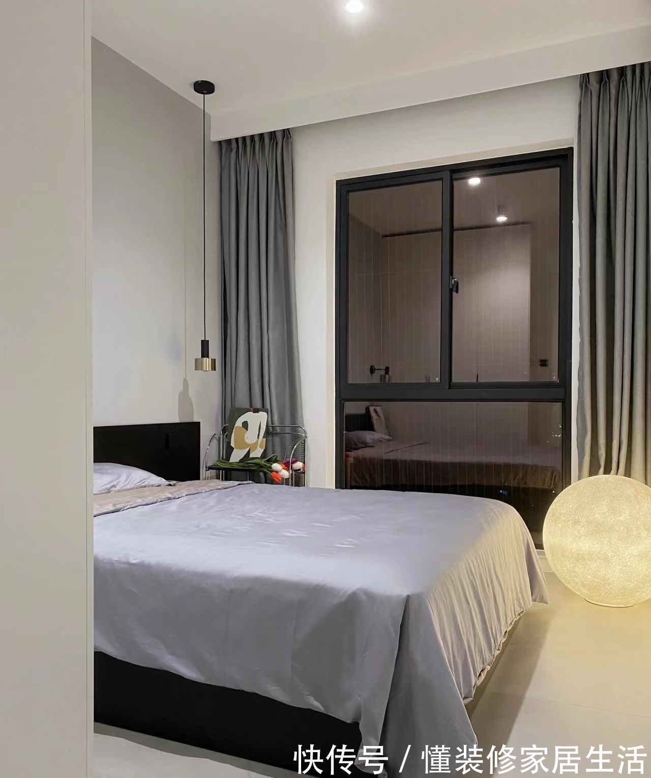 墙面|110㎡简约风,花费10W做橱柜,全屋“空无一物”,太舒适了