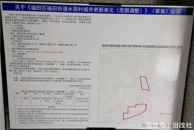 福田发展区|【福田发展区】福田水围村旧改城市更新，2021年解析