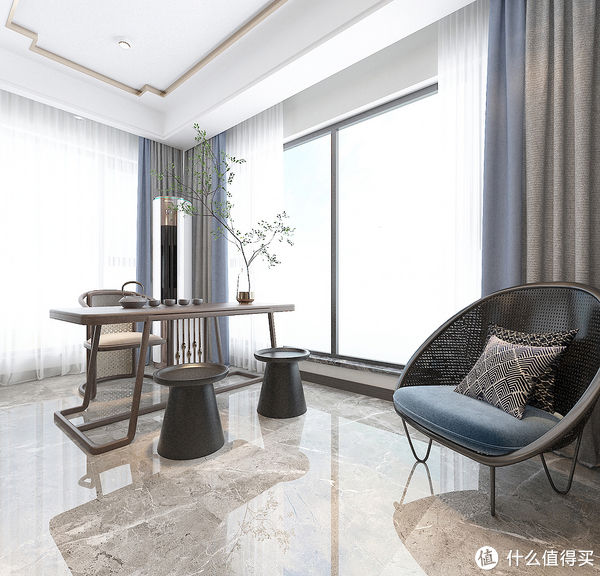 中式风格|长沙夫妻的新家，122㎡现代新中式，去繁就简，打造温馨舒适的氛围