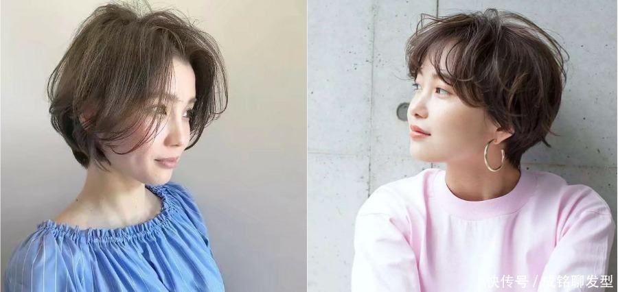 选择发型|年过50岁脸圆发量少的女人,剪短烫卷才更减龄,瘦脸还显发量多