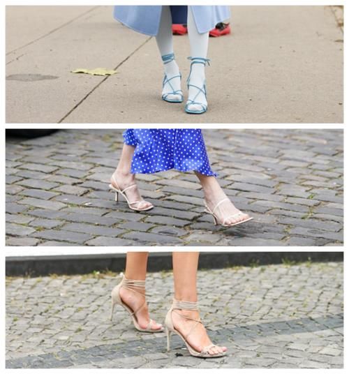 单品|盘点：细带凉鞋的服装搭配，今夏不能少的时尚单品，清凉又干净