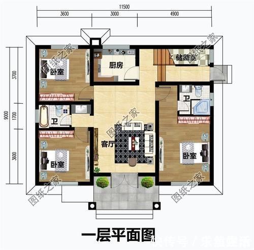 农村|18到20万农村二层别墅,看完这款别墅,我都想回农村建房了