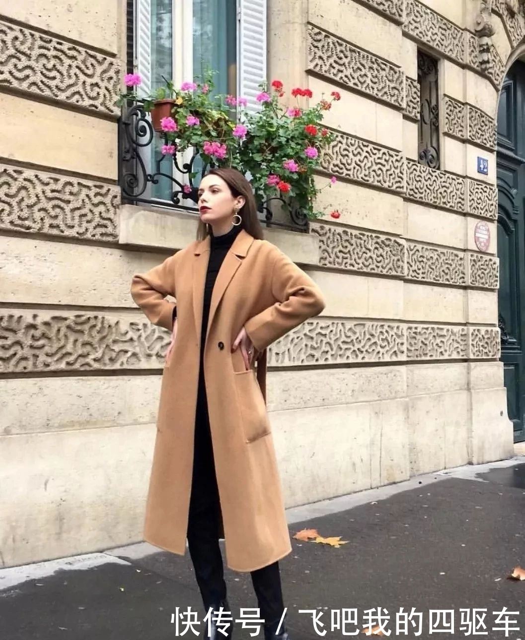 开工大吉高级穿搭!长款格纹大衣+阔腿裤霸气抢镜,帅得不可方物