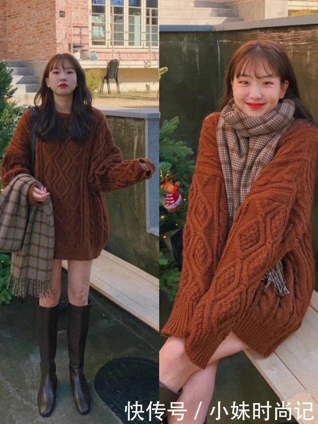 冬季穿衣休闲舒适很重要, 韩系邻家姐姐风了解一下, 亲和力满满
