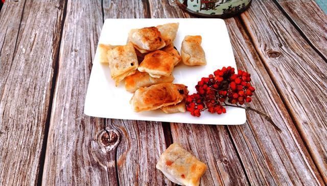 简单的早餐饼做法,一个苹果一碗面,香甜酥脆孩子特别喜欢