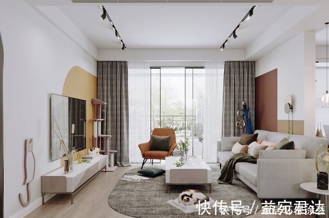 简餐|129㎡一人居引爆业主群,开放式书房+步入式衣帽间绝了