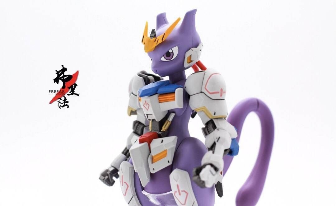 精灵宝可梦混搭高达佳作,超梦巴巴托斯