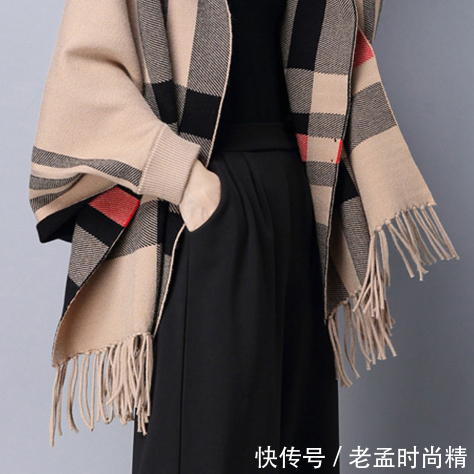 新款|穿衣要有小亮点!新款“欧式流苏斗篷”,一等一的美