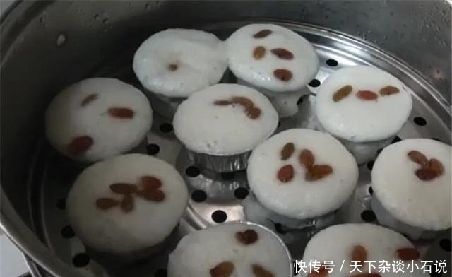 一斤大米半斤奶,教你在家做健康的大米糕,蓬松香甜比蛋糕好吃