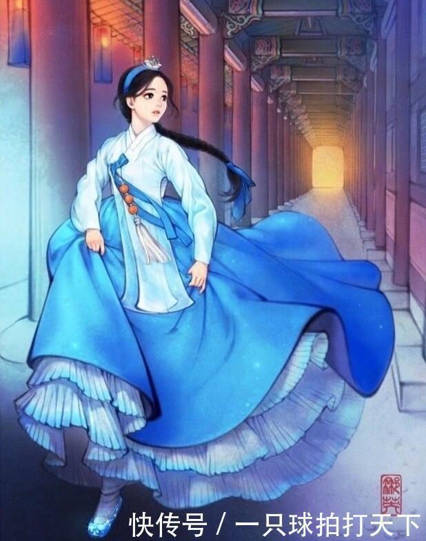迪士尼公主|韩服版的迪士尼公主,白雪很优雅,仙蒂仙气十足