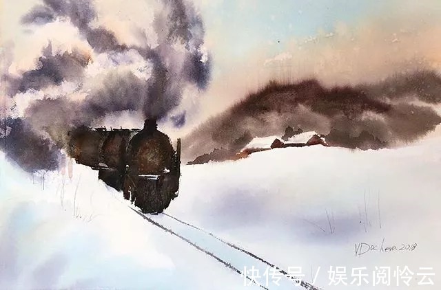 屏保$充满仙气的水彩画,每一张都可以用来做屏保!