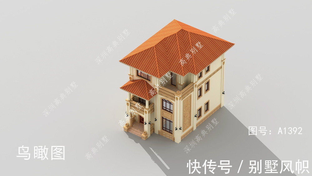 别墅|这款三层欧式别墅，别墅盖的好，日子开开心心。