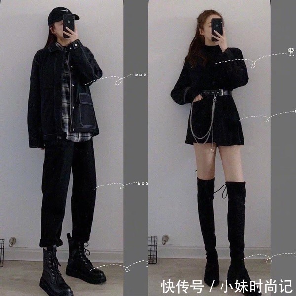 今年春天帅气的穿搭，不一定非要穿裤装！裙子也一样美丽