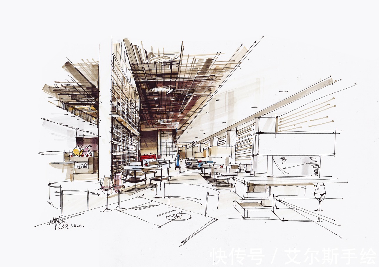 笔画|【手绘经验分享】如何用马克笔画出有灵魂的画作呢?